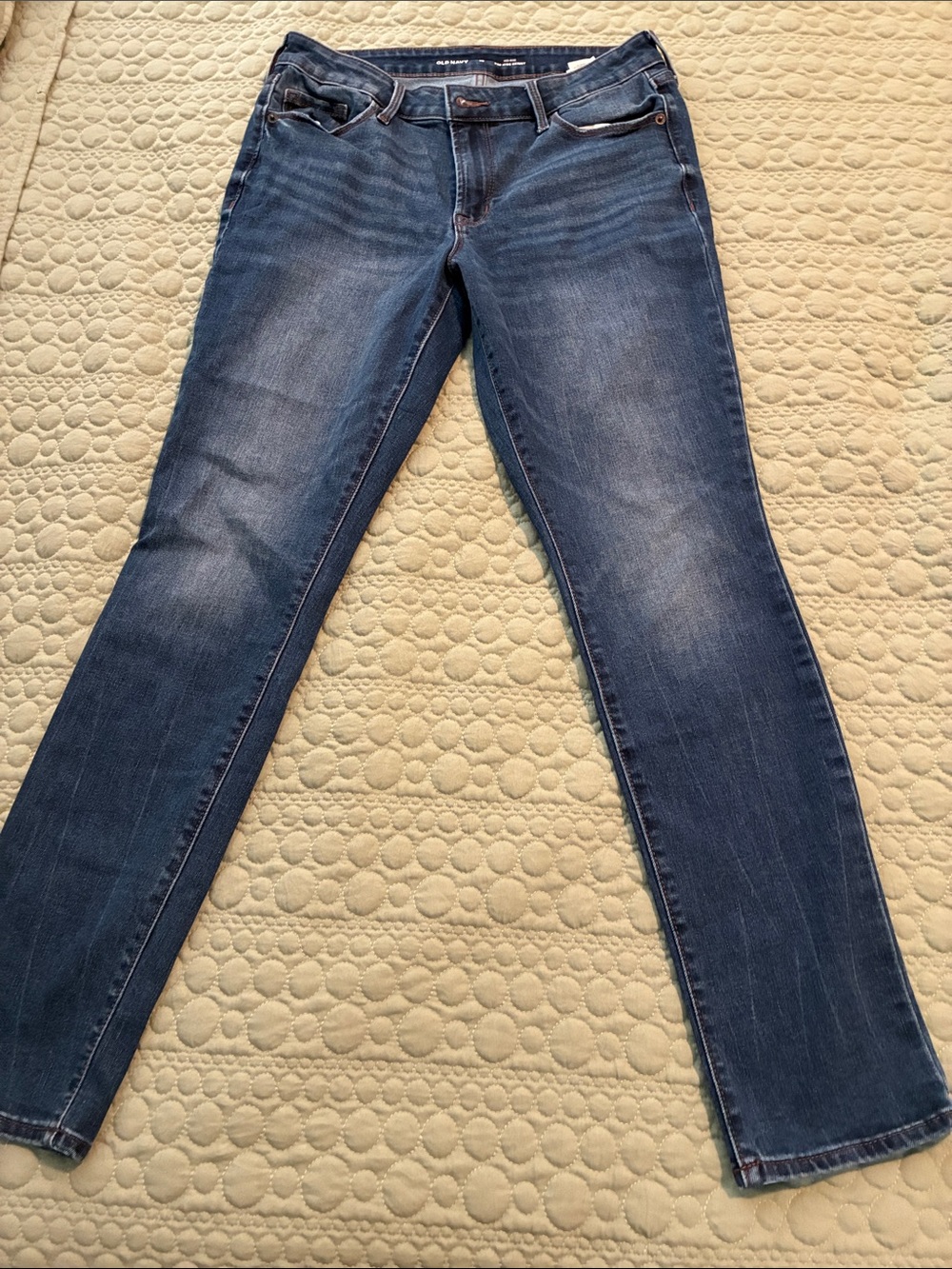 Old Navy Mid Rise Pop Icon Women's Dark Blue Skinny Jeans